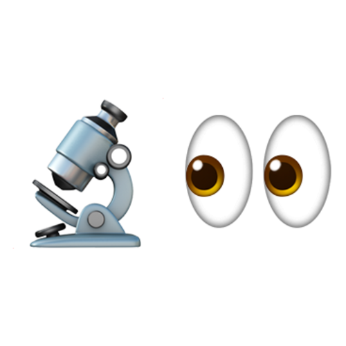 🔬👀 Emoji Domain iOS rendering